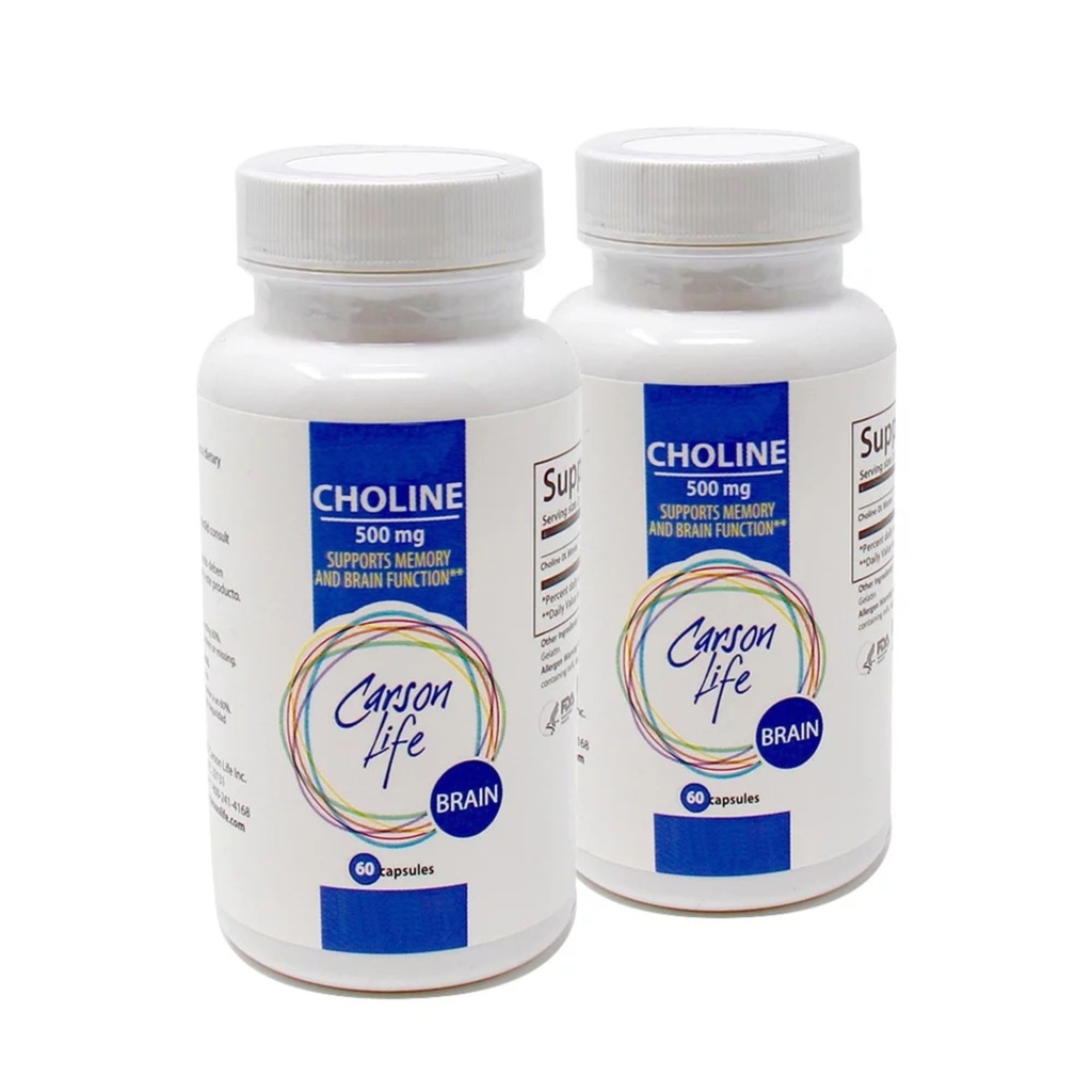 Choline de vie Carson - 60 gélules - 2 boîtes