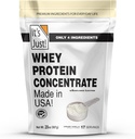 C'est juste ! - 100% Whey Protein Concentrate, Fabriqué aux Etats-Unis, Premium WPC-80, Saveur Vanille Naturelle (1.25 Livre, /Vanilla)