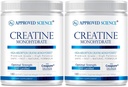 Approved Science Creatine Monohydrate Powder with BioPerine - Supports Lean Muscle Growth and Recovery - 360 Servings - 5000mg Per Serving - Unflavored - Non-GMO, Vegan