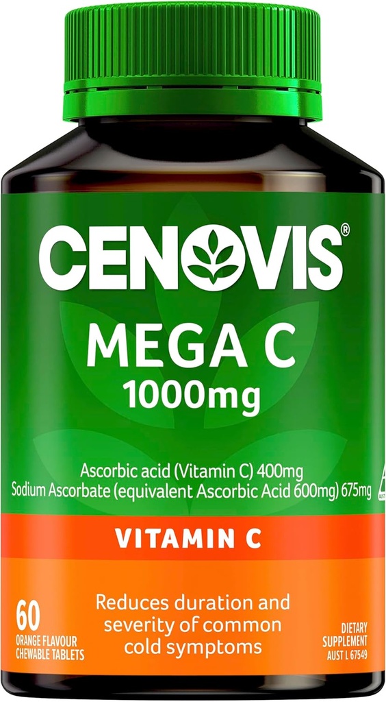 Cenovis 1000mg Comprimés de saveur orange