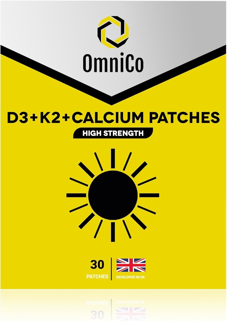 OmniCo - D3 + K2 + Patches de calcium – 30 paquets