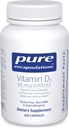 Pure Encapsulations Vitamin D3 125 mcg (5,000 IU) - Supplement to Support Bone, Joint, Breast, Heart, Colon, and Immune Health* - with Vitamin D - 250 Capsules