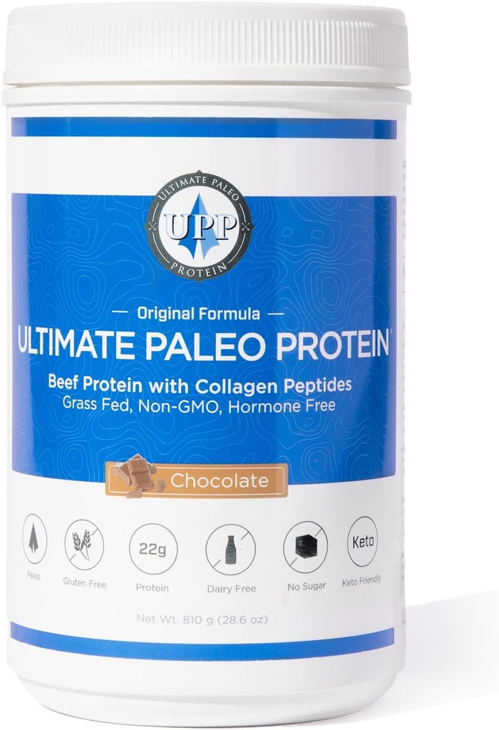 Ultimate Paleo Protein Powder.Protéine de boeuf gras premium avec peptides de collagène.