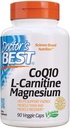 Meilleur mélange unique de Coq10/l-Carnitine/Magnésium de docteur, soutient l'énergie, la masse musculaire et la récupération musculaire, Veggie Caps, 90Conte