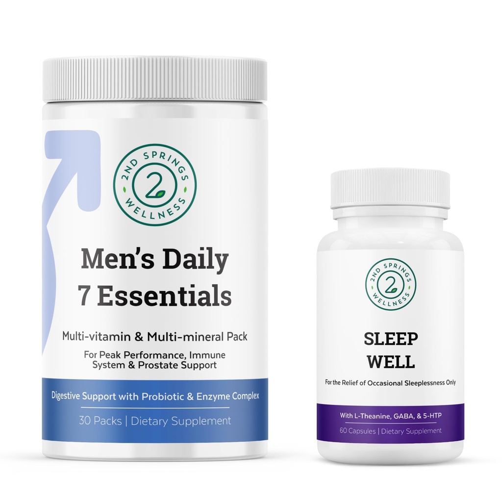 Ensemble d'essentiels et de complexes de sommeil pour hommes