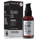 Beardbrand Beard Oil for Men with Jojoba & Vitamin E – Softens Stubble, Conditions Skin & Promotes Beard Growth | Teakwood, Rosemary, & Citrus Scent | 2 fl oz