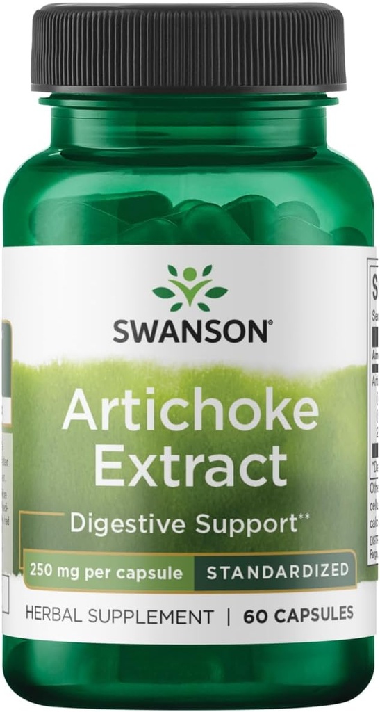 Swanson Artichaut 250 Milligrammes 60 Capsules