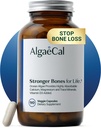 ALGAECAL- supplément de calcium à base végétale avec vitamine D3 (1000 UI) pour la résistance des os, contient 13 minéraux pour la santé des os, calcium organique (750 mg) pour les femmes et les hommes, 90 capsules de légumes, fabriqués aux États-Unis