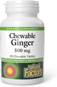 Natural Factors Chewable Ginger 500Mg, 90 CT