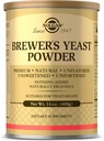 Solgar Brewer en poudre de levure, 14 oz - Riche source d'acides aminés, vitamines complexes B, minéraux et protéines - naturel, non aromatisé, non sucré - sans produits laitiers, végétarien - 13 portions (l'emballage peut varier)