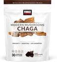 FACTEUR DE FORCE Champignons modernes Mâchettes molles, Supplément de champignons Chaga pour soutenir l'immunité, la digestion et la santé des intestins, Supplément antioxydants, Délicieuse farine de chocolat Chewy, 30 bouchées molles