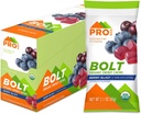 PROBAR - Bolt Bio Energy Chews, Berry Blast, Non-OGM, Sans gluten, USDA certifié biologique, sain, énergie naturelle, Gommies de carburant rapide avec des vitamines B & C (12 comte)