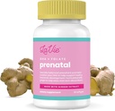 LaVie Prenatal Vitamins with Ginger, DHA, Folic Acid, & Iron - Pregnancy Must Haves for Baby's Brain & Body Development - Non-GMO, Gluten-Free Prenatals for Women (1 Month Supply)