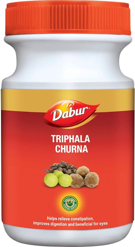 Dabur Triphala Churna Remède ayurvédique pour la santé gastro-intestinale - 500 g