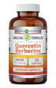 Formules étonnantes Quercetin Berberine : 250 Mg Berberine et 250 Mg Quercetin : Supplément de capsules veggies : non-OGM : sans gluten.
