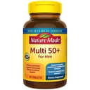 Multivitamines faites par la nature pour les hommes de plus de 50 ans, Multivitamines faites par les hommes 50 Plus, Soutien nutritionnel quotidien, Multivitamines faites par la nature, 90 comprimés, 90 jours d'approvisionnement
