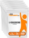 BulkSupplements.com L-Isoleucine Powder - BCAA Powder, Amino Acid Nutritional Supplement - Vegan & Gluten Free, 1g per Serving, 1kg (2.2 lbs) (Pack of 5)