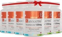Eannatto Tocotriénols Deltagold 125mg, suppléments de tocotriénols de vitamine E 60 Softgel, sans tocophérol, sans OGM, sans gluten et antioxydant (paquet de 6)
