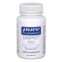 Encapsulations pures DIMPRO 100 - Supplément diindolylméthane - pour la santé mammaire, cervicale et prostatique - Sans gluten et végétalien - 60 capsules