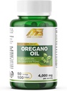 MB Une huile d'origan 4000mg– 65:1 Extrait d'origan méditerranéen - Élevé en carvacrol– Extra-fort- 100 Softgels Non-OGM, sans gluten