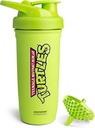 Smartshake TMNT Reforcez la bouteille de shaker de protéines en acier inoxydable - Bouteille de gymnastique unisexe non isolée - 900 ml - 30 oz - Vis étanche - sans BPA (vert clair)