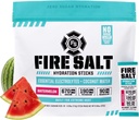 Fire Science Fire Salt Hydratation Sticks, Electrolytes & Eau de noix de coco, Mélange de boisson d'hydratation avec Magnésium, Potassium & Sodium, Zéro Sucre, Servir seul sur les paquets de go, Saveur de pastèque, 32 Comte
