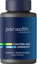 ProHealth, Ca AKG Supplément (Alpha Ketoglutarate) (1 000 mg par 2 gélules, 60 gélules). Soutient la fonction métabolique et les processus de vieillissement en santé.