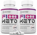 Laboratoires justifiés (2 Pack F1 Keto Pills 1275MG nouvelle et améliorée formule contient vinaigre de cidre d'Apple extra vierge huile d'olive en poudre Green Tea Leaf 120 Capsules