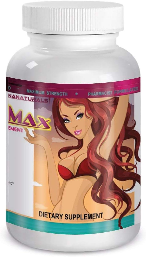 CURVIMAX Pilules d'amélioration et d'agrandissement du sein féminin, 60 comprimés de MARINATURAUX