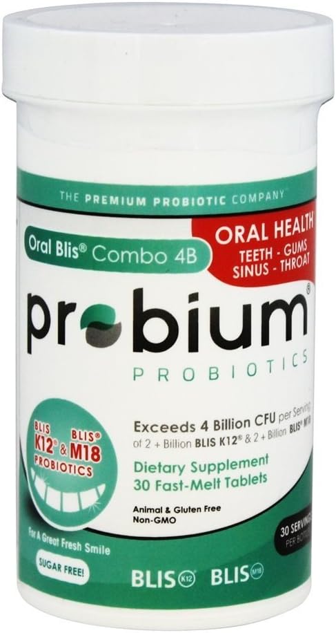 Oral Blis Combo 4B Fast Melt Probium 30 Tabs