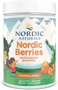 Nordic Naturals Berries nordiques, Citrus - 200 baies Gummy - Multivitamines pour les 2 ans et plus - Croissance, développement, bien-être optimal - Non-OGM, Végétarien - 50 portions