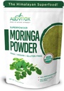 Bio Moringa Oleifera Poudre 16 oz de protéines végétales, acides aminés, antioxydants et vitamines - Poudre de feuille de drumstick énergétique
