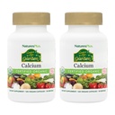 NaturesPlus Source de Vie Jardin Calcium - 120 Capsules Vegan, Pack de 2 - Végétarien, Sans gluten, certifié biologique - 60 portions totales
