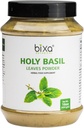 Feuilles de Tulsi Poudre (Feuille de Basilic, Sanctum Ocimum) Soutien Immunité, Respiration saine, Soins buccodentaires, Peut être pris avec du thé