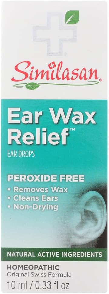 Similasan Relief de cire d'oreille, gouttes d'oreille - 0.33 Onces fluides