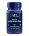 Life Extension Optimized Ashwagandha - Stress Management Supplement for a Healthy Stress Response, Focus, Memory, Stress Relief - Vegetarian, Gluten-Free, Non-GMO, 60 Capsules