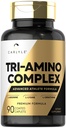 Carlyle Tri-Amino L-Arginine L-Ornithine L-Lysine Supplément de 90 capsules