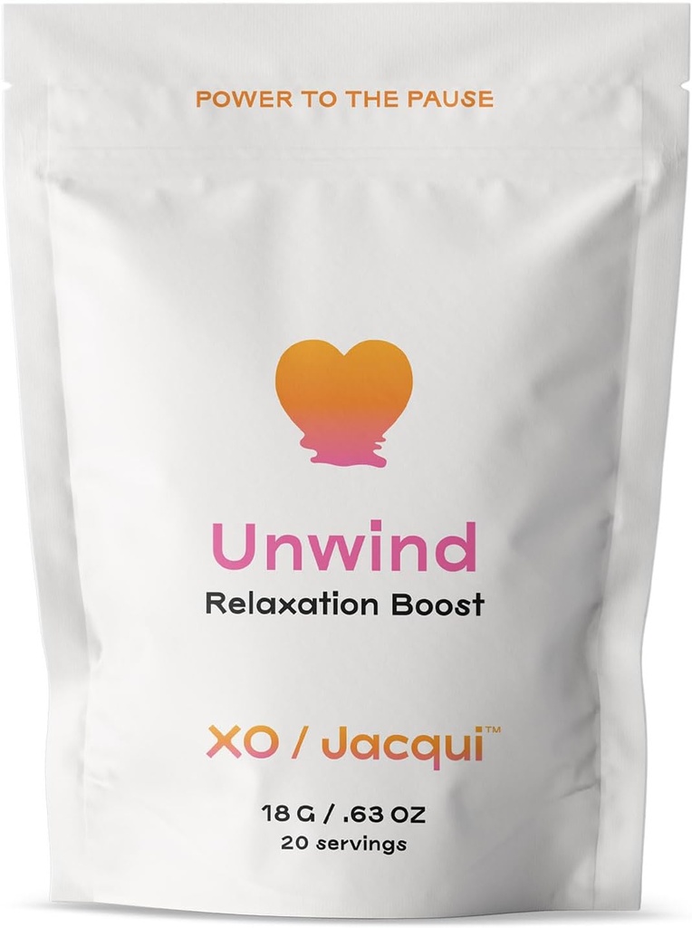 Unwind Boost Calmer la ménopause biologique naturelle Support pour le soulagement du stress – Add-on Booster poudre protéinée – aide à soulager les symptômes ménopausés - avec la camomille biologique, la lavande et le citron