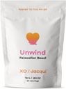 Unwind Boost Calmer la ménopause biologique naturelle Support pour le soulagement du stress – Add-on Booster poudre protéinée – aide à soulager les symptômes ménopausés - avec la camomille biologique, la lavande et le citron