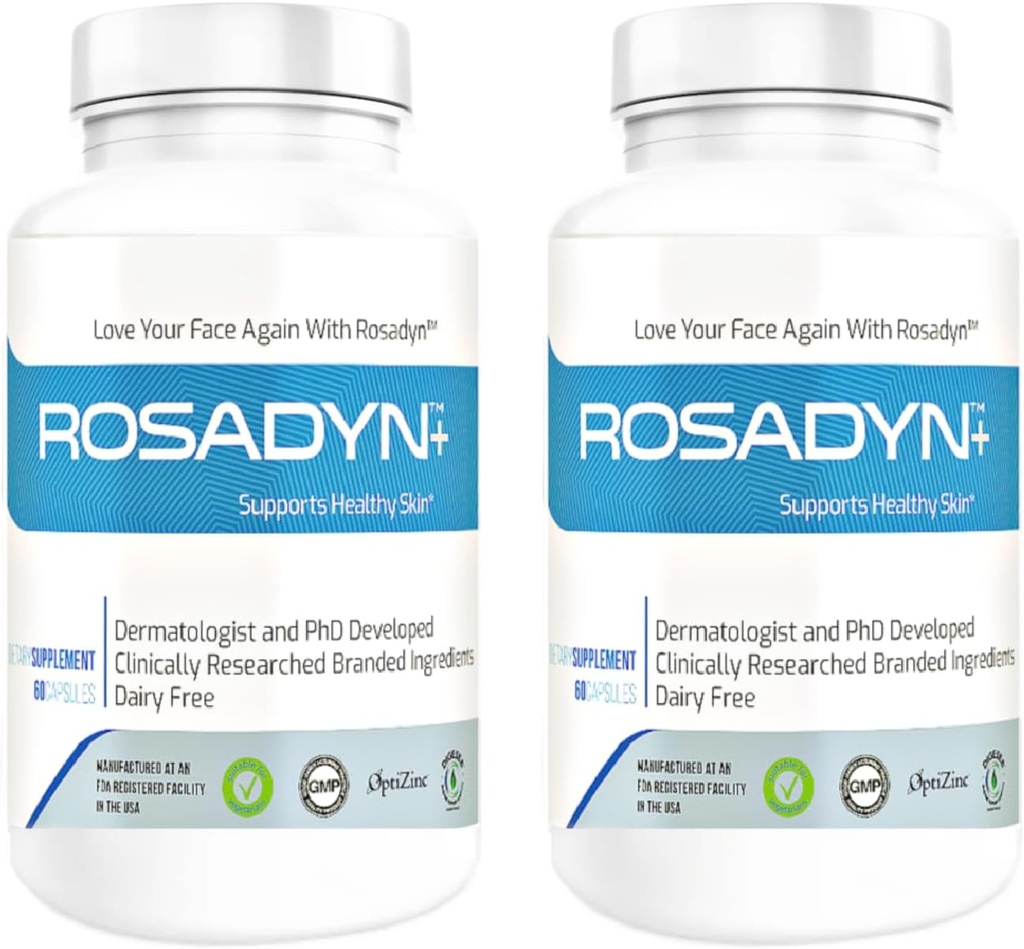 Supplément soin de la peau de Rosacea pour la rougeur du visage, des yeux et du nez