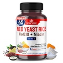 Riz de levure ultra-rouge CoQ10 - Promouvoir la santé globale avec la niacine, la L-arginine, la L-citrulline (90 comtes (paquet de 1))