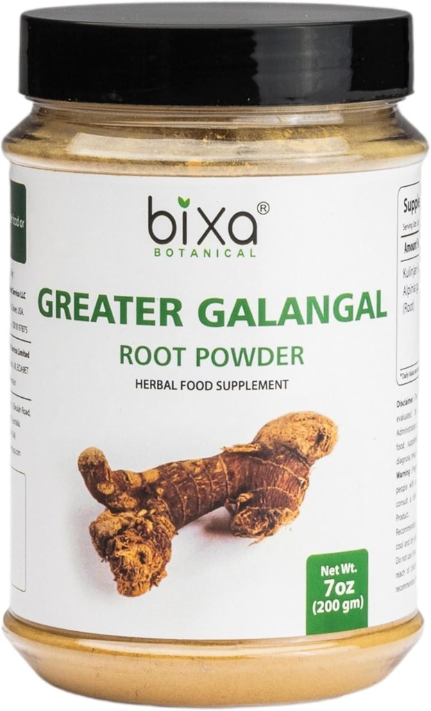 Bixa BOTANIQUE Grande Poudre de racine galangale.