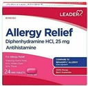 Diphénhydramine HCl, 25mg Mini comprimés, 24 Nombre