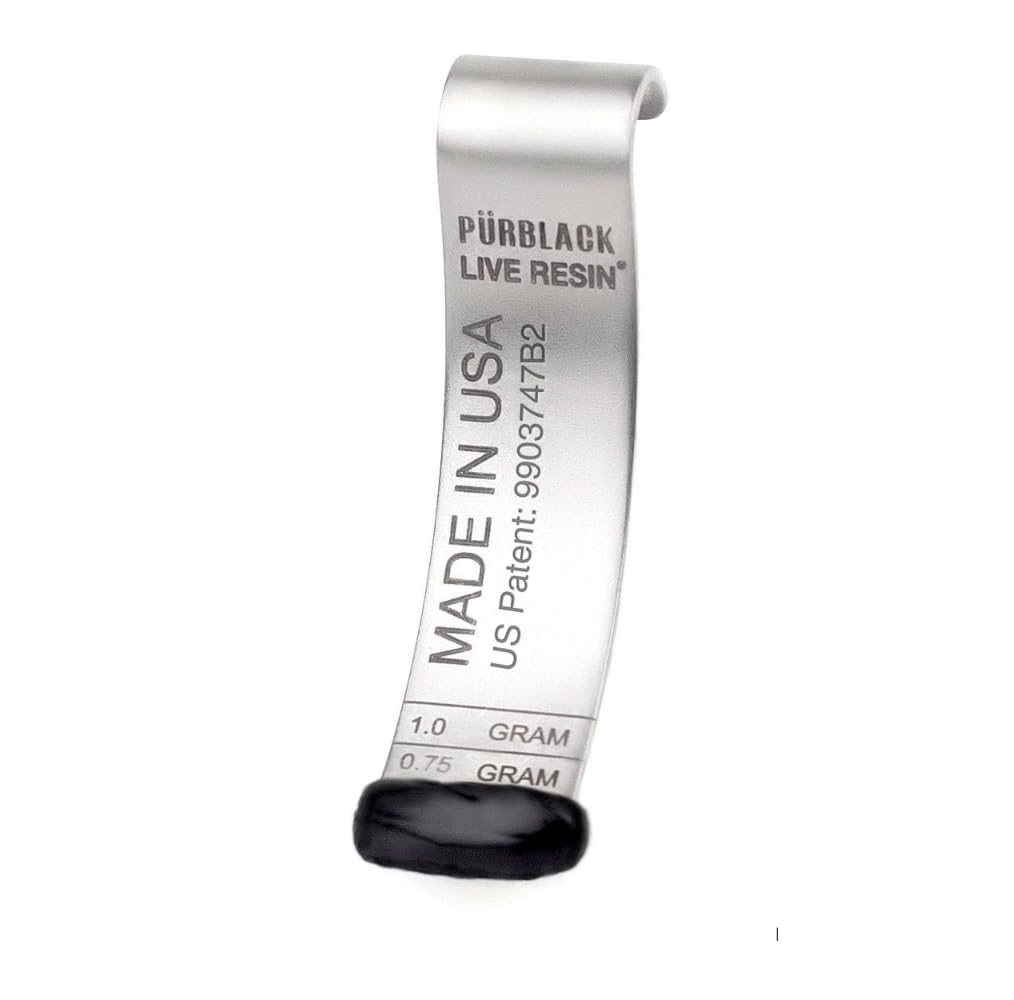 Pürblack® Pürscale pour Shilajit - Outil de mesure de résine breveté avec cuillère à papier