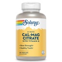 SOLARAY Citrate de calcium et de magnésium 2:1 Rapport avec la vitamine D-3, Bons sains, support musculaire et nerveux, absorption élevée 180 capsules