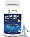 Dr Berg Résistance maximale 4-en-1 Glycinate de magnésium chélaté avec ingrédients purs, puissants et purs.