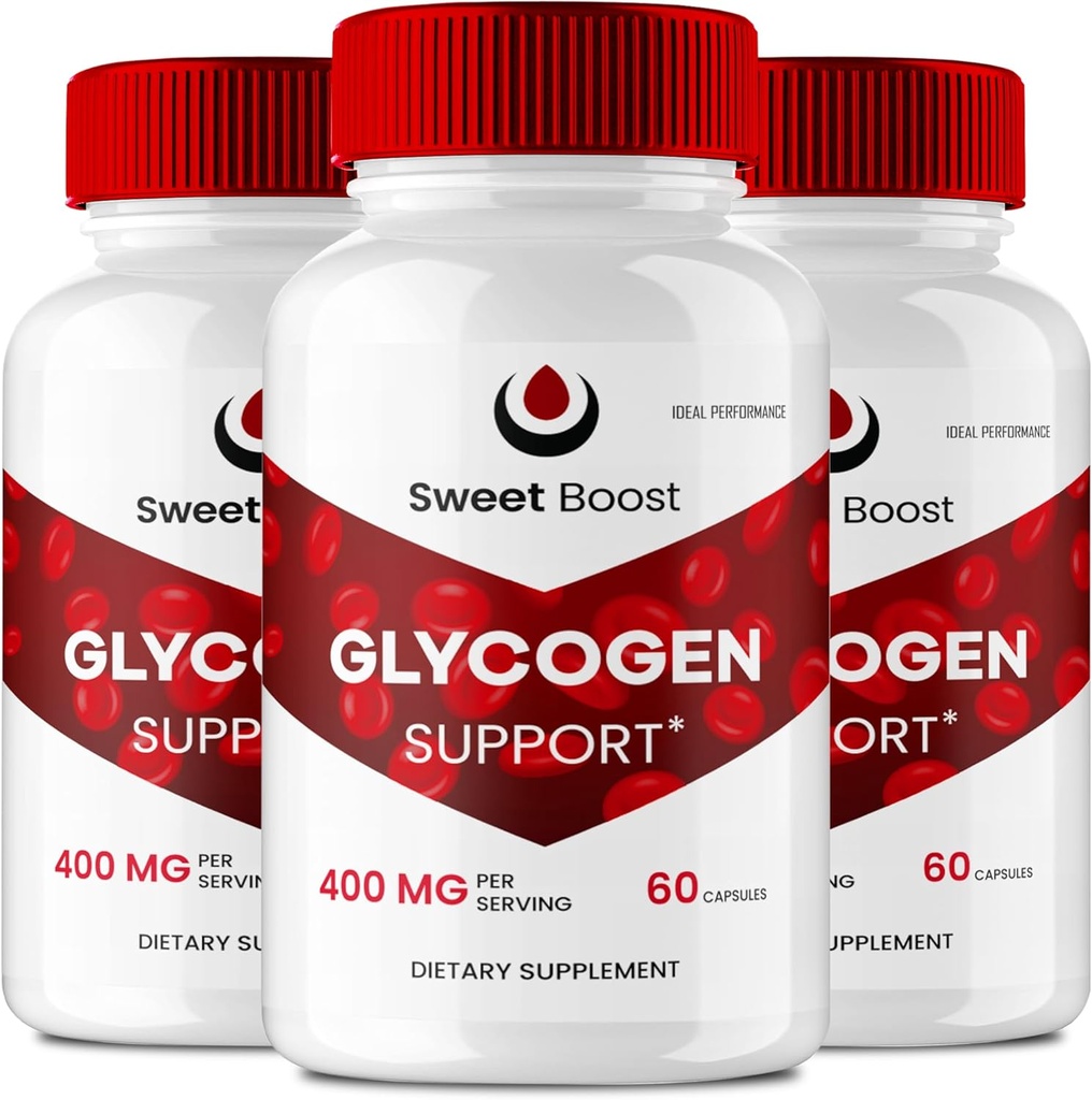 Sweet Boost Capsules, SweetBoost Glycogen Support Pills, Sweet Boost Dietary Supplement, Maximum Strength SweetBoost Glyco Support Advanced Formula, SweetBoost Pills, Sweet Boost Reviews (3 Pack)