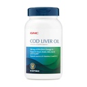 GNC Cod Liver Oil Omega 3 Supplement, 260mg EPA and DHA, Supports Heart, Brain, Skin, Eye and Joint Health, 90 Softgels