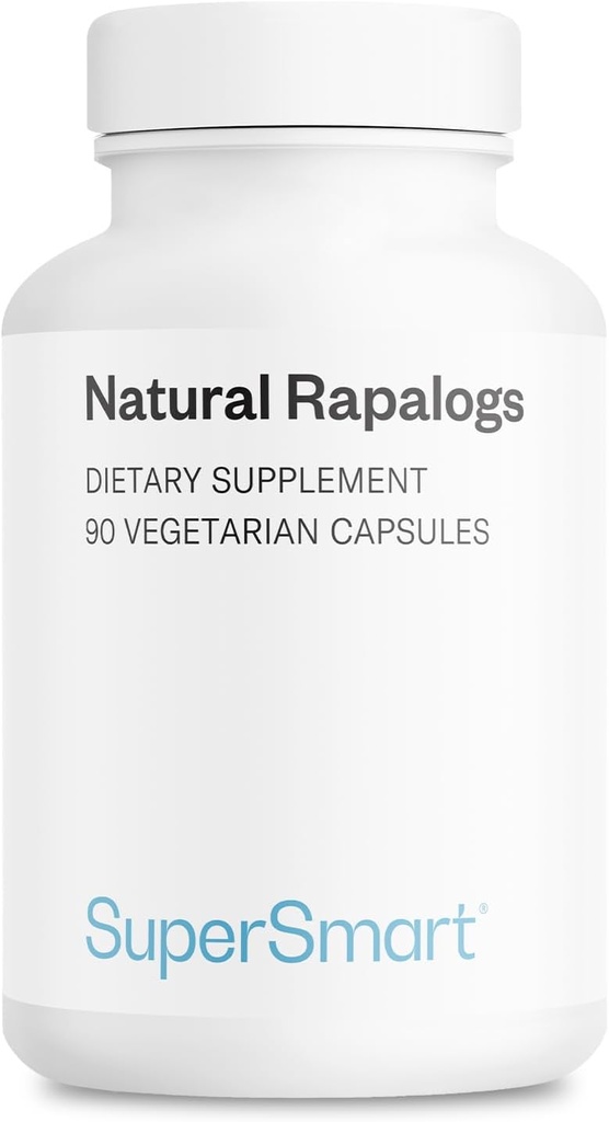Supersmart - Rapalogs naturels (formule avancée) - avec EGCg, Fisetin, Trans-resvératrol, Salicin, Curcumin Phytosome.