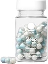 Ritual Sleep BioseriesTM Melatonin: aide au sommeil pour les adultes, supplément de sommeil avec capsules libérées dans le temps, Vitamines de sommeil sans médicament végétalien pour toute la nuit, 20 capsules